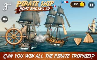 Pirate Ship Boat Racing 3D capture d'écran 2