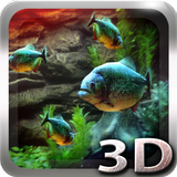 Piranha Aquarium 3D lwp