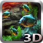 Piranha Aquarium 3D lwp أيقونة