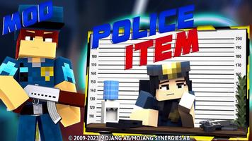 Police Items Mod for Minecraft الملصق