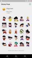 Dragon Ball Stickers for WhatsApp (WAStickerApps) Affiche