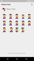 Messi - Stickers for WhatsApp (WAStickerApps) plakat