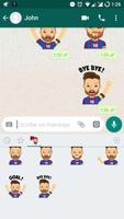 Messi - Stickers for WhatsApp (WAStickerApps) скриншот 1