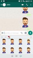 Messi - Stickers for WhatsApp (WAStickerApps) скриншот 2