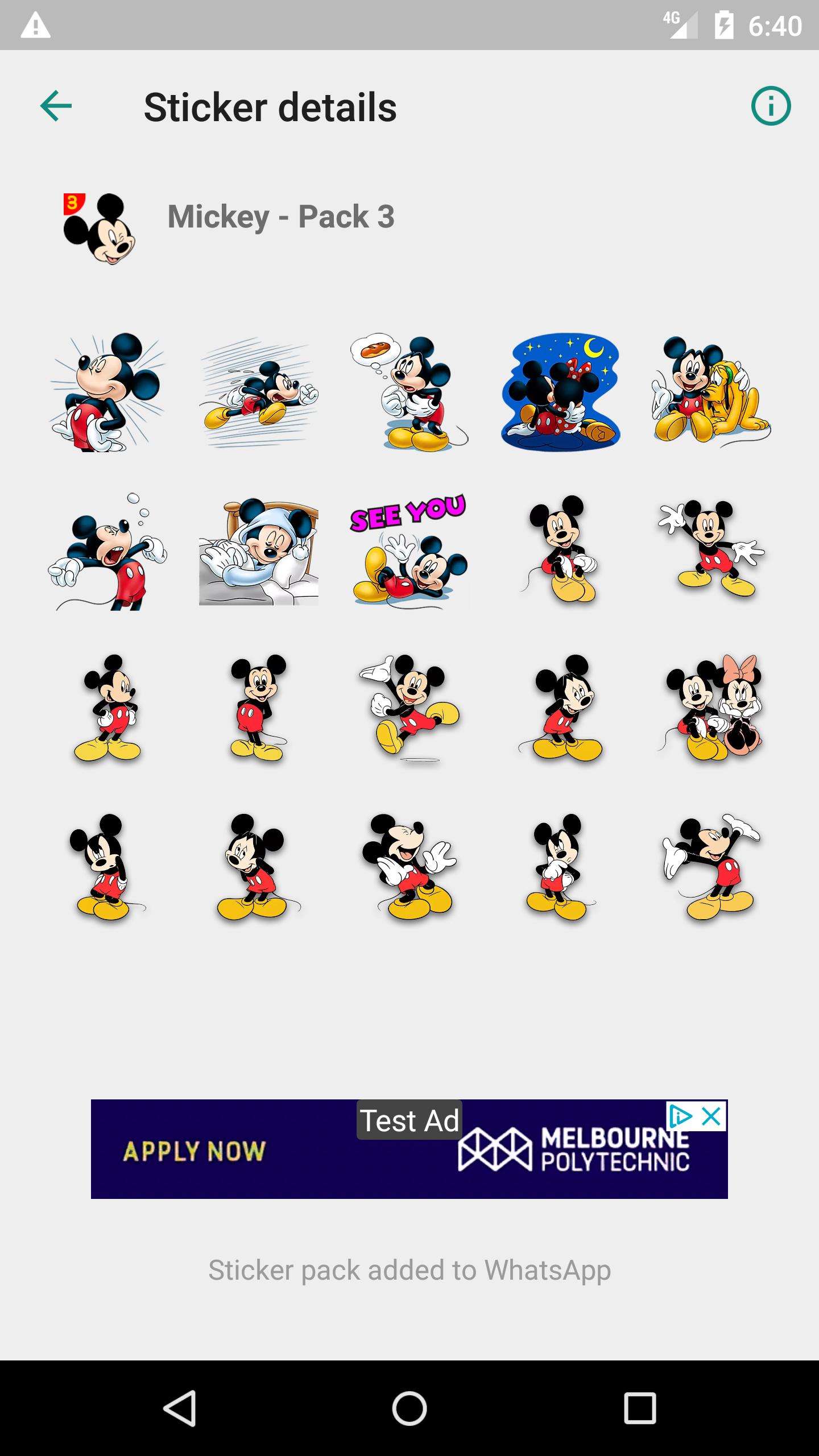 Mickey Mouse Stickers Para Whatsapp For Android Apk Download
