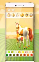 3 Schermata Horse Coloring Book 3D
