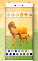 2 Schermata Horse Coloring Book 3D