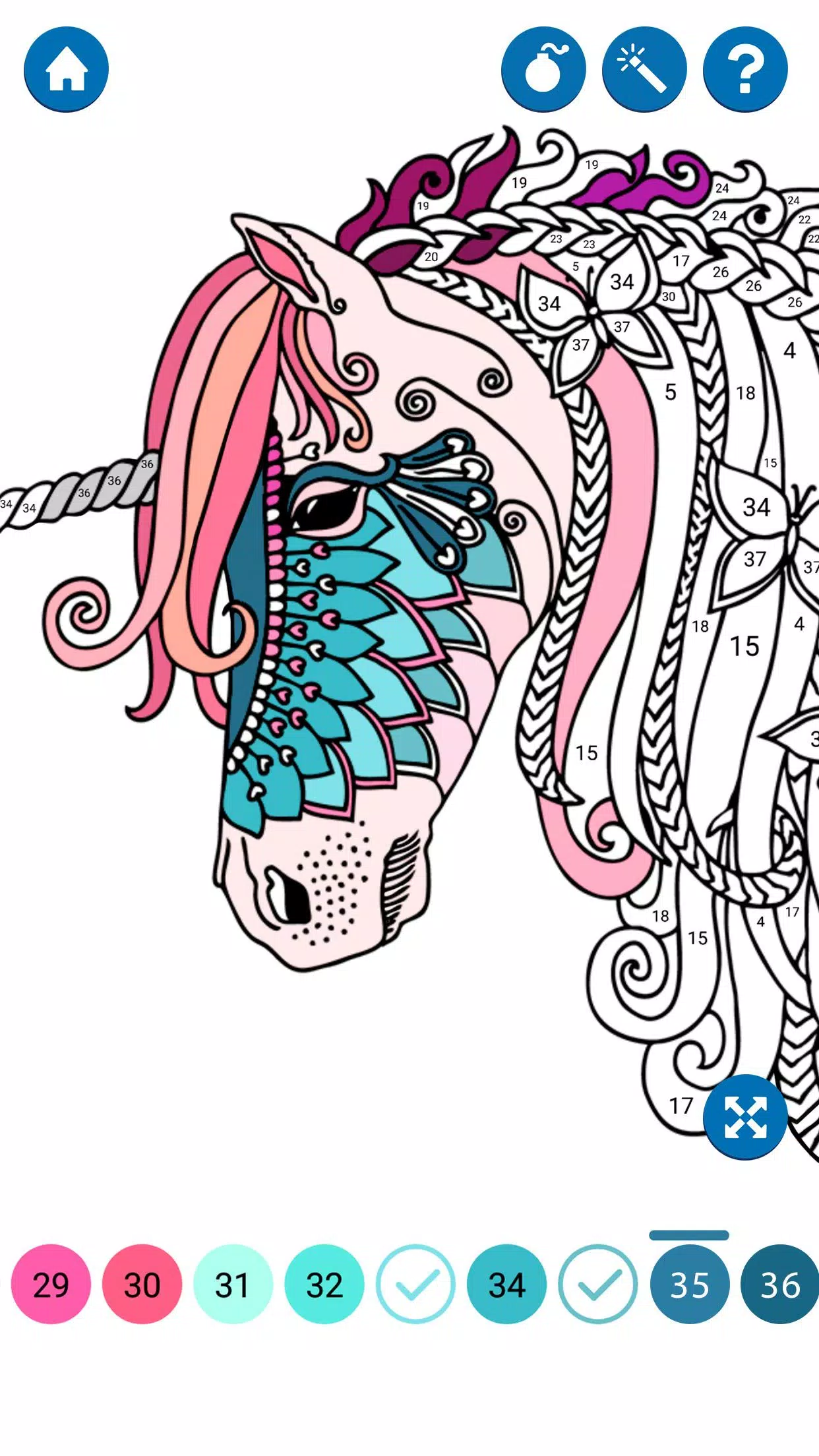 Unicórnio Para Colorir Glitter - Baixar APK para Android