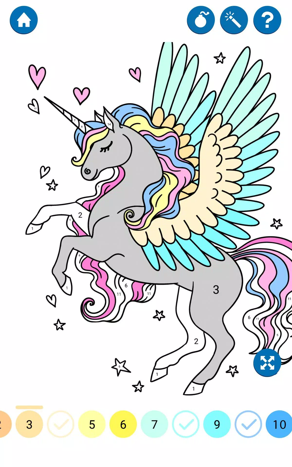 Unicórnio Para Colorir Glitter - Baixar APK para Android