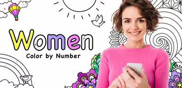Women Color by Number: Coloring Book for Adults