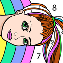 Jogo da Mulher para Colorir com Número APK