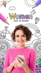 Women Color by Number: Coloring Book for Adults アプリダウンロード