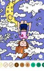 Women Color by Number: Coloring Book for Adults アプリダウンロード