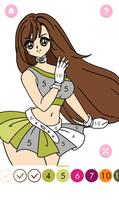 Anime Colorear por Números captura de pantalla 3