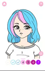 Descargar APK de Anime Colorear por Números - Anime Color by Number