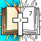 Bible Coloring Book by Number icône