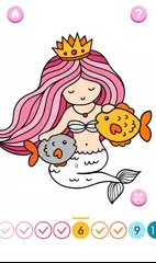 Color by Number for Girls アプリダウンロード