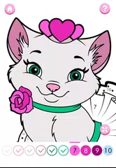 Descargar APK de Niñas Juegos para Colorear - Girls Color by Number