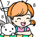 Kawaii Color by Number Coloring Book aplikacja