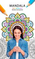 Mandala Coloring Antistress Plakat