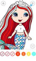 Mermaid Color by Number स्क्रीनशॉट 3