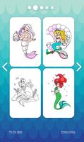 Mermaid Color by Number 스크린샷 2