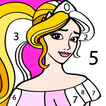 Princess Coloring by Number