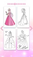 Princess Coloring by Number 截图 1