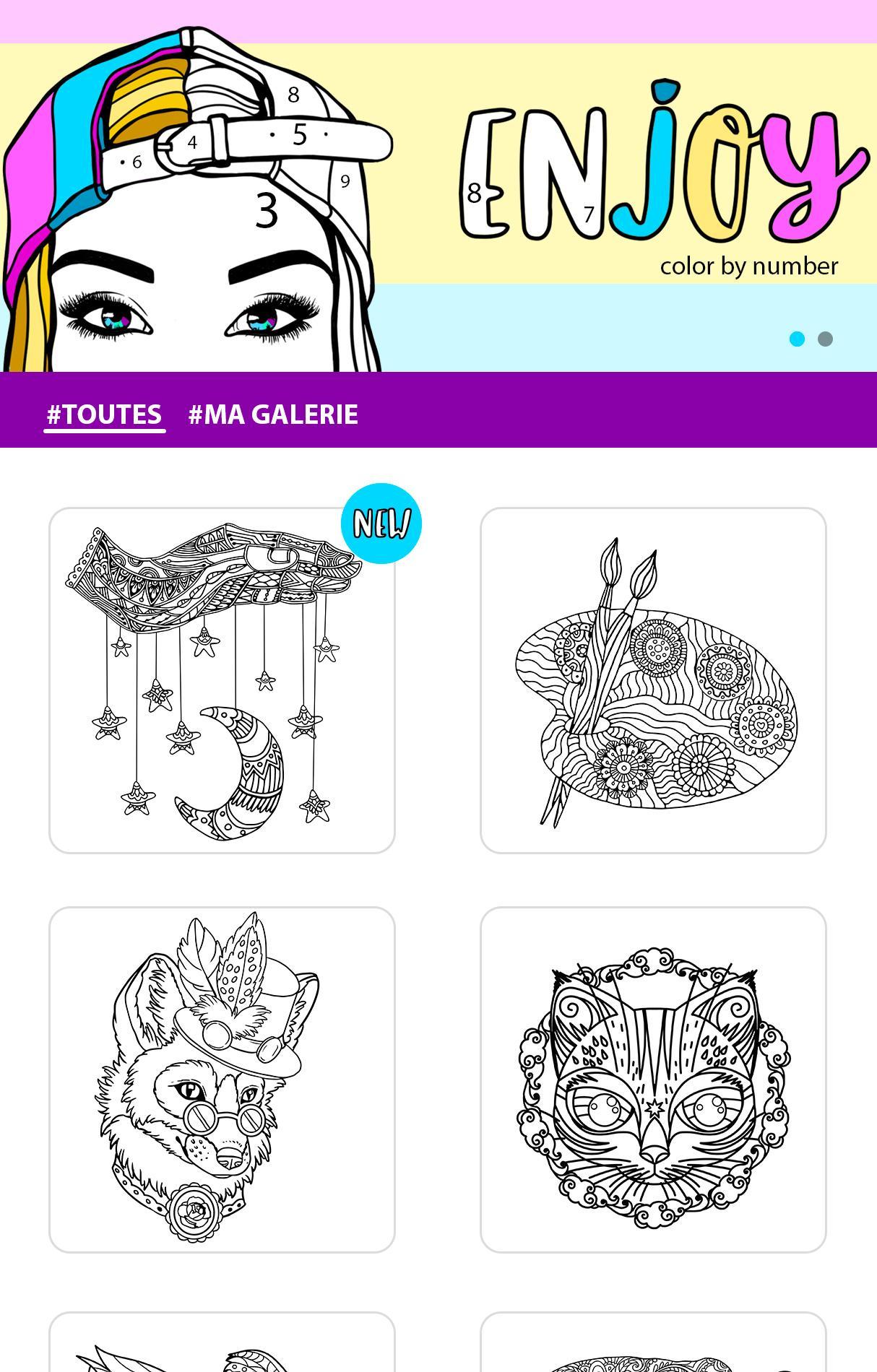 enjoy jeux de coloriage par numero pour android telechargez l apk livre vinyle ebay
