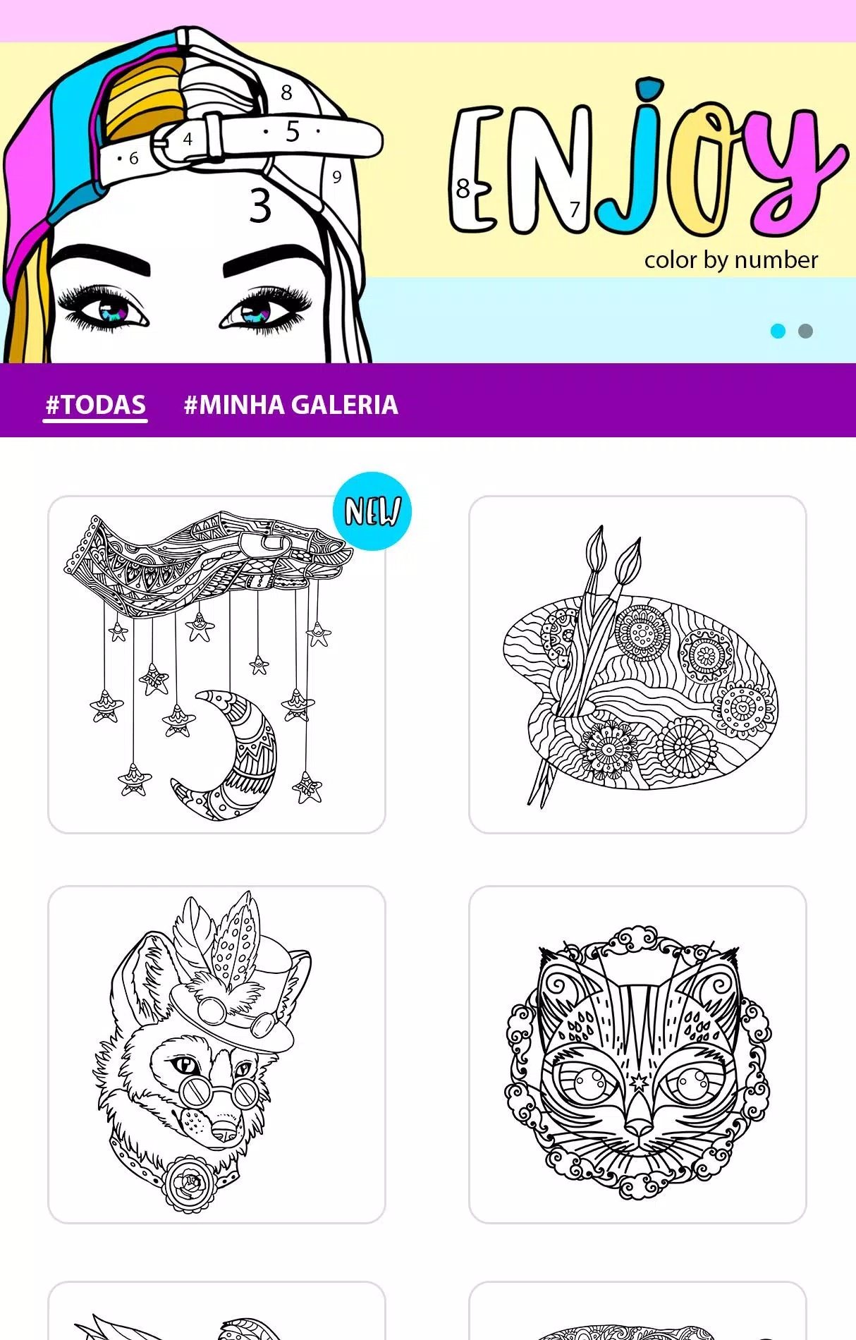 Download do APK de Divirta colorindo por número para Android