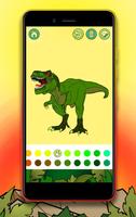 Dinosaur Coloring Book syot layar 2