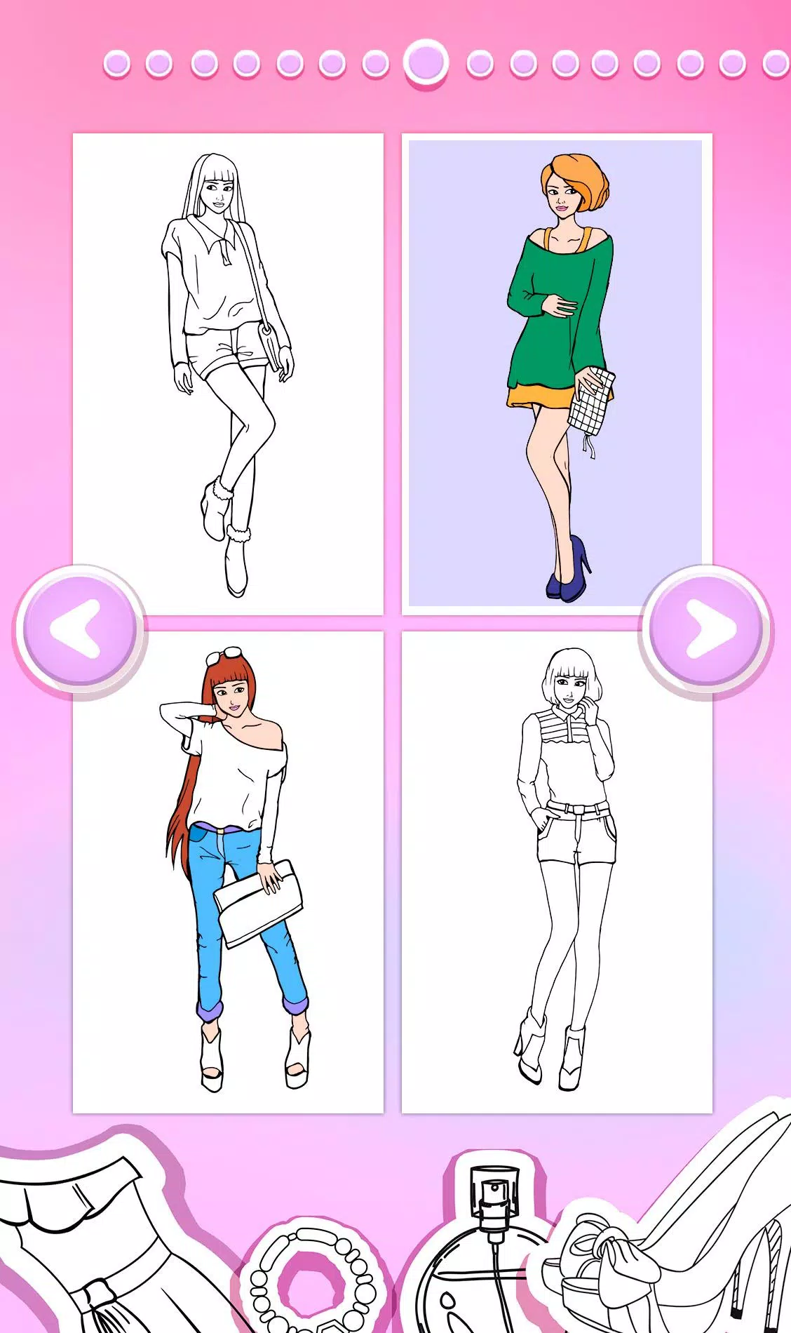 Baixar Moda jogo de colorir: Jogos para meninas no Android, APK grátis  versão mais recente