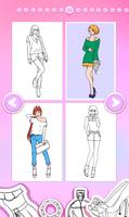 Раскраски для девочек: Мода и Стиль скриншот 3
