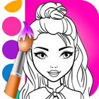 Girls Coloring Pages icono