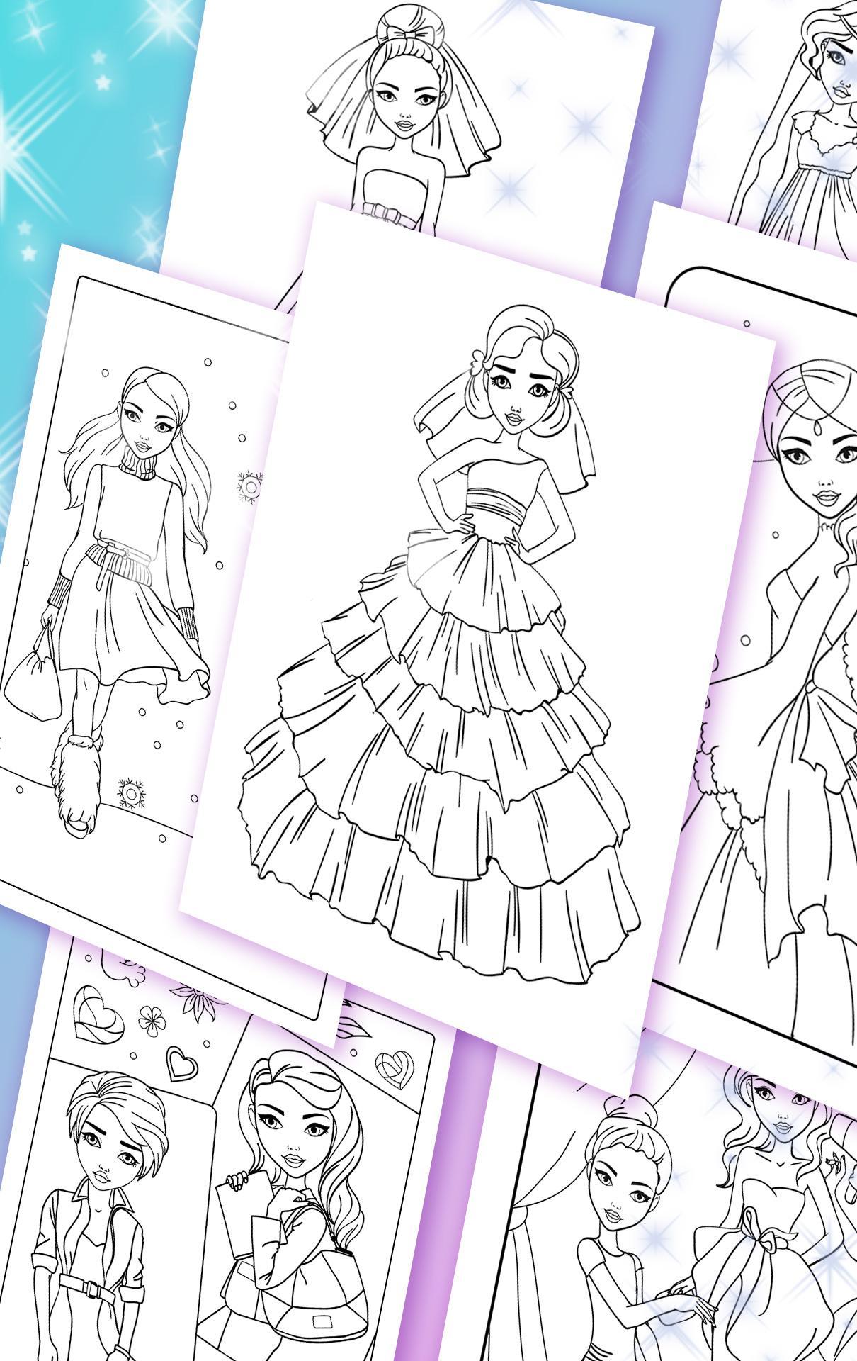 Download Girls Coloring Pages For Android Apk Download