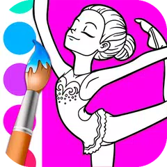 Kids Coloring Book for Girls アプリダウンロード