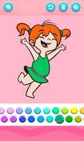 Kids Coloring Book for Girls ภาพหน้าจอ 3