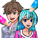 Anime Coloring Book Glitter APK