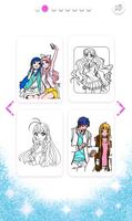 Anime Coloring Book Glitter 截图 1