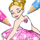 Ballet Color Glitter for Girls-icoon