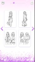 برنامه‌نما Fashion Coloring Book Glitter عکس از صفحه