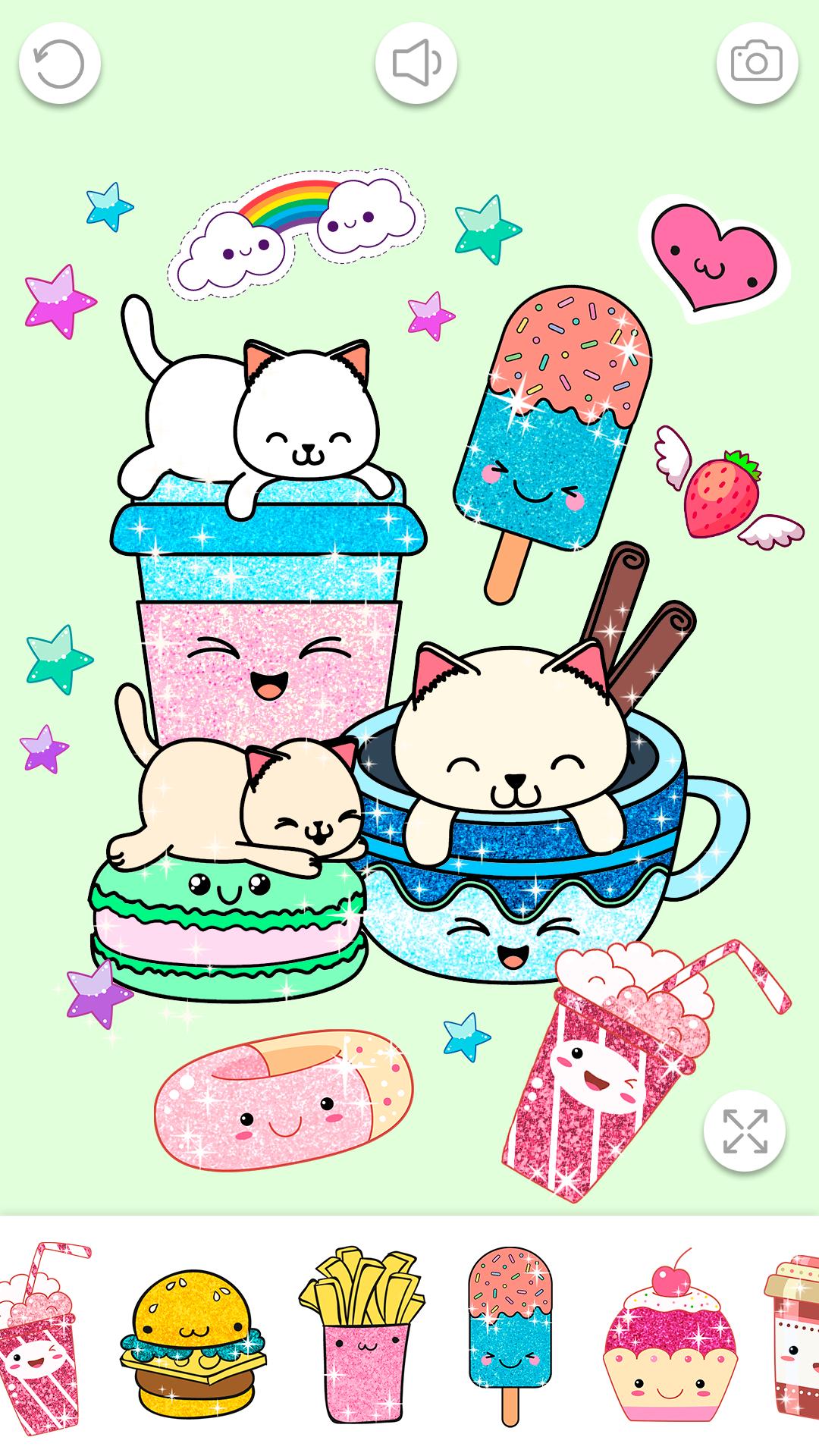 Download Kawaii Coloring Book Glitter For Android Apk Download
