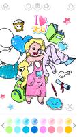 Kawaii Coloring Book Glitter syot layar 3