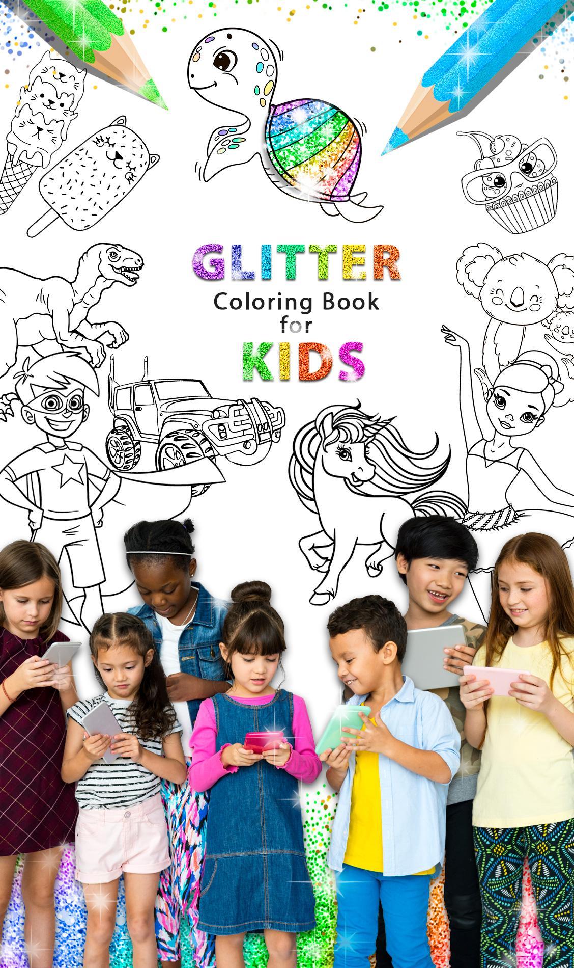 Download Glitter Coloring Book For Kids For Android Apk Download