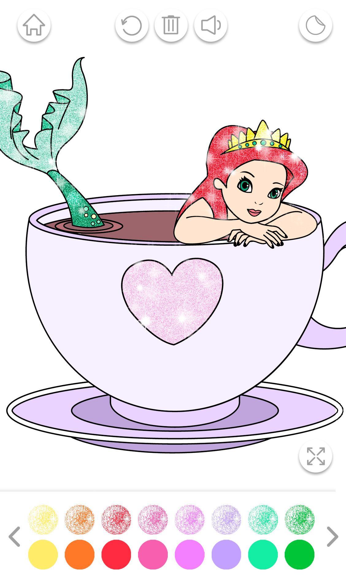 500 Mermaid Coloring Book Glitter Picture HD 500 Mermaid Coloring Book Glitter Picture HD