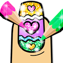 Nail Art Color – Glitter Girls Coloring Book APK