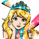 Princess Coloring Book Glitter-APK