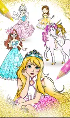 Baixar Princesa Para Colorir Glitter XAPK