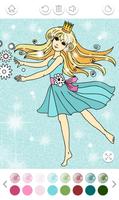 Princess Coloring Book Glitter syot layar 3