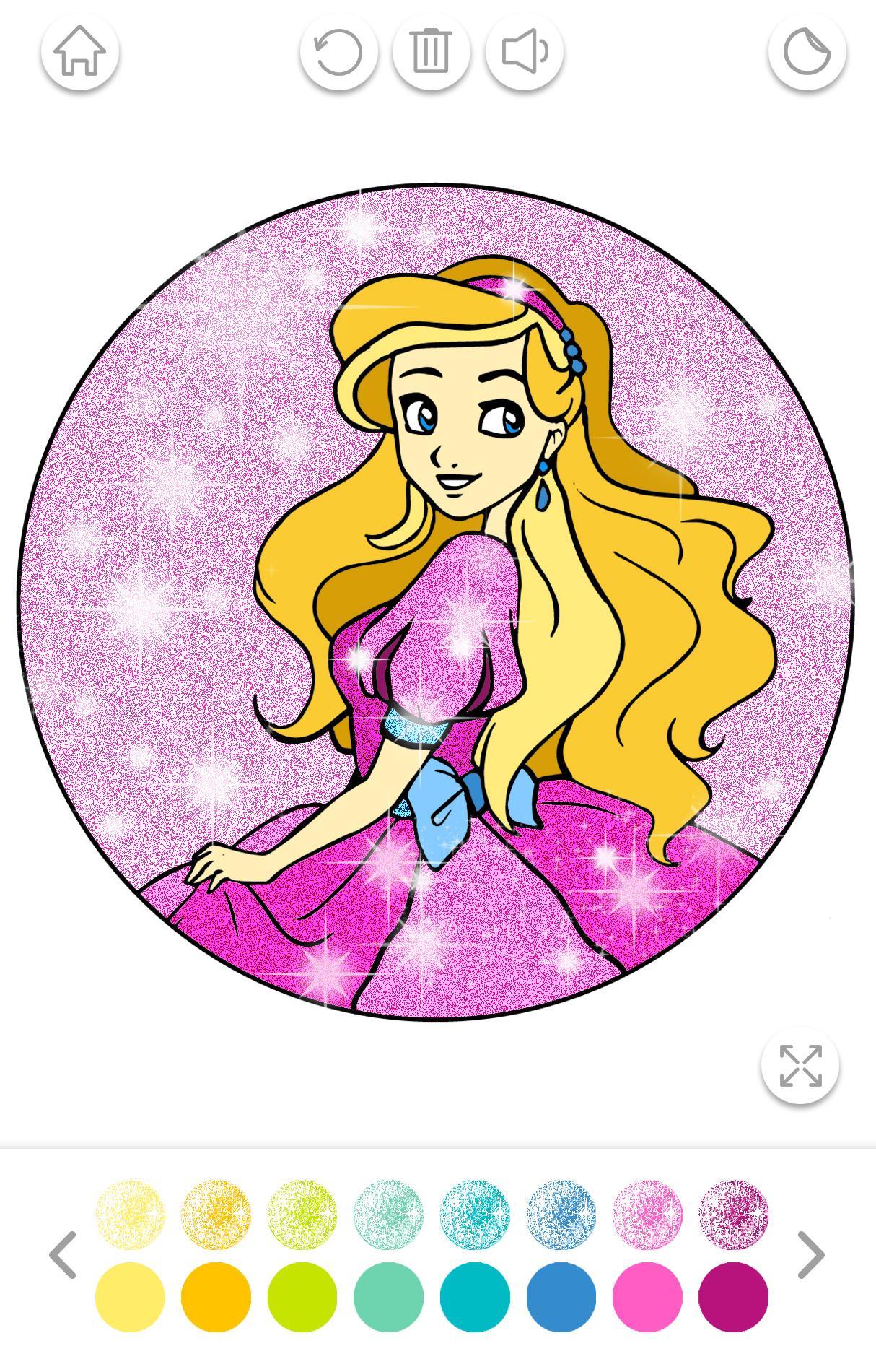 Download Princess Coloring Book Glitter For Android Apk Download